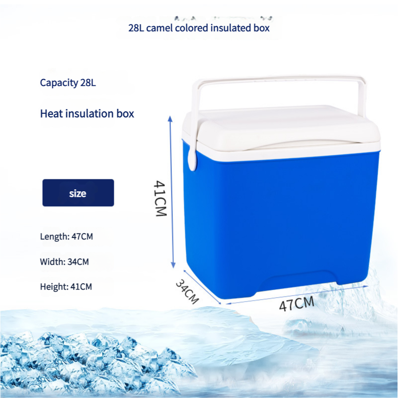 28L verde + 2 neveras portátiles de 450ml + 10 bolsas de hielo