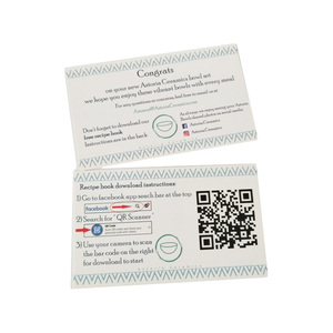 高品质全彩色传单插入卡印刷为亚马逊产品插入 - Product Image 6