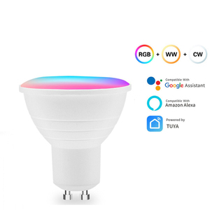 智能家居图雅发光二极管聚光灯5.5W WIFI ZigBee GU10 RGB CCT GU5.3 MR16带遥控器的发光二极管灯泡 - Product Image 3