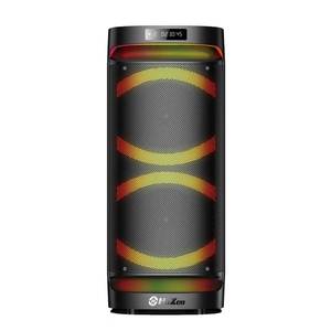 Çift 10 inç güçlü parti hoparlör mavi diş açık hoparlör ön ve yanlarda LED lazer ışıkları ile - Product Image 3