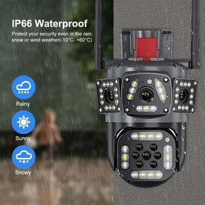 Cámara PTZ de 12MP y 4G para exteriores de fábrica, compatible con múltiples métodos de almacenamiento, tres pantallas, Vista previa simultánea, cámaras IP DE SEGURIDAD Wifi