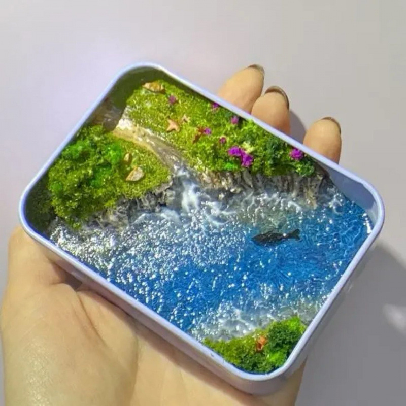 Bleu Écoutez la brise marine