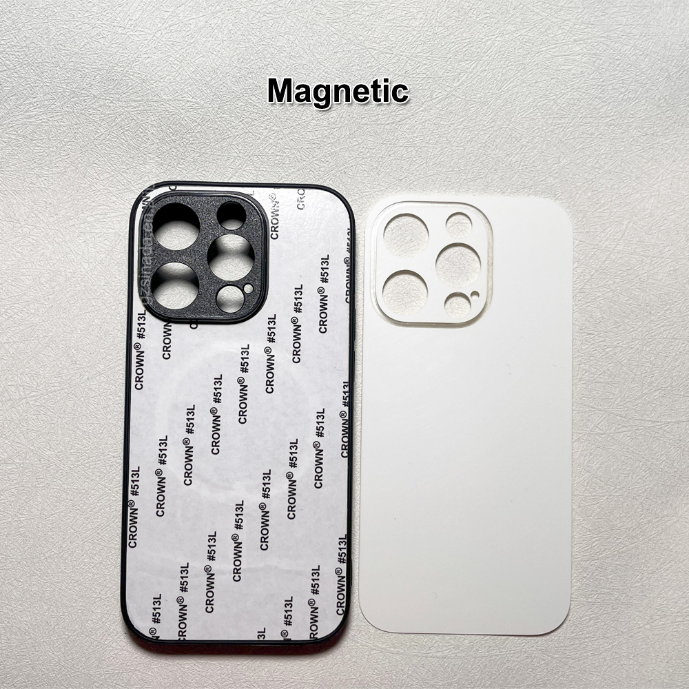 Custodia magnetica nera: inserto in plastica morbida opaca con piastra per obiettivo