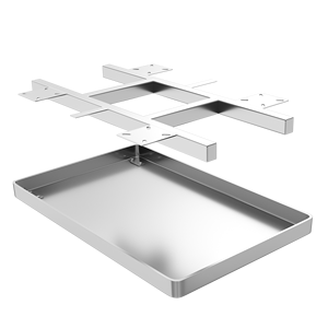 Carro de plataforma de acero ergonómico con alfombrilla de goma antideslizante-Carro de transporte de carga pesada para uso en taller/laboratorio - Product Image 4