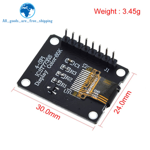 Display TFT 0.96 / 1.3 pollici IPS 7P SPI HD 65K modulo LCD Full Color ST7735 Drive IC 80*160 (non OLED) per Arduinos - Product Image 2