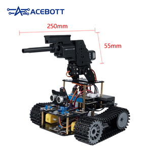 ACEBOTT Explorer serie 4WD serbatoio Smart Car Starter Kit con istruzione a vapore e apprendimento Robot per Arduino Kit compatibile - Product Image 4