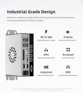 CodesysインダストリアルミニボックスPC Intel Core I3 7100T 4 X POE Gbe LANオートメーションコントローラーファンボックスPCを追加 - Product Image 4