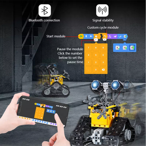 Kreative Diy Bausteine Sets Lernspiel zeug LKW Stapelbare Bausteine Spielzeug Roboter - Product Image 4
