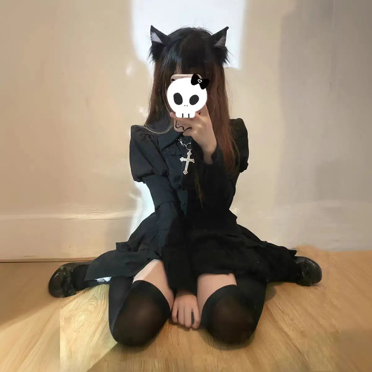 Phụ Nữ Sang Trọng Lolita Động Vật Mèo Tai Headband Anime Cho Halloween Giáng Sinh Cosplay Phụ Kiện