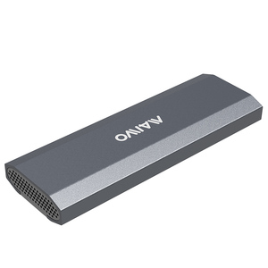 เคส M2ไม่มีเครื่องมือ USB-C 10Gbps, ทำจากอะลูมิเนียมภายนอกสำหรับคีย์ M + M คีย์ NVMe M.2 SSD 2230 2242 2260 2280 - Product Image 2