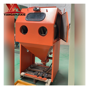 Tozsuz su temizleme pas kaldırma manuel kumlama makinesi küçük boy ıslak Muaual Metal temizleme dolabı - Product Image 5