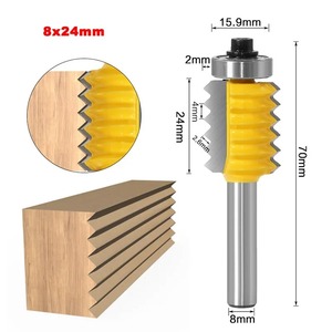 Yüksek hassasiyetli ağaç İşleme freze kesiciler yönlendirici Bit gravür parmak eklem Bit HRC55 sertlik kesici - Product Image 2