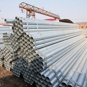 ท่อชุบสังกะสีแบบจุ่มร้อนราวระเบียงราวจัดส่งเร็วขนาด3/4 "-1.5" OD 0.8-2มม. ตัดเชื่อมแบบหนา - Product Image 5