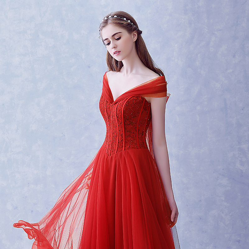 bright red
