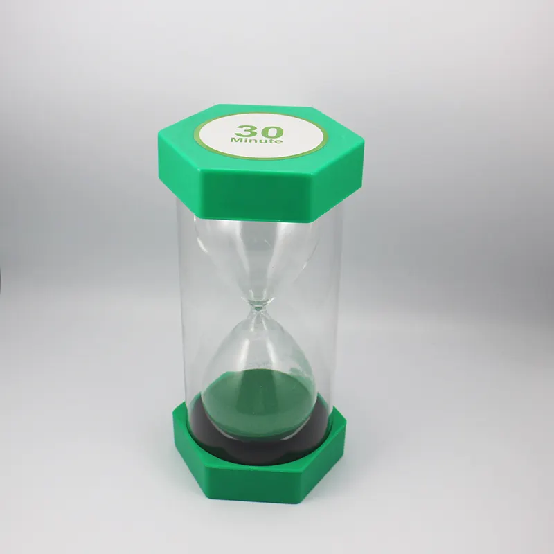 Xinbaohong Groot Formaat 30 Seks Tot 60 Minuten Plastic 30cmh Zandtimer Voor Kinderen