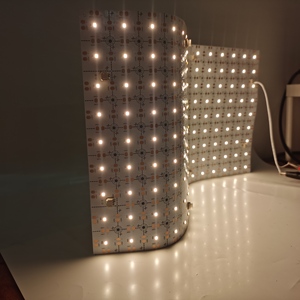 24x48cm 162Leds Ultra-Thin <strong>LED</strong> Panel Sheet Light Factory Cuttable Modern Design Ra&gt;95 WW Stone Countertops Light Box Backlight
