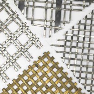 Metall dekorative Draht geflecht Edelstahl glatt gewebte Draht geflecht Sieb Trennwand Dekoration Mesh mit kunden spezifischer Leistung - Product Image 2