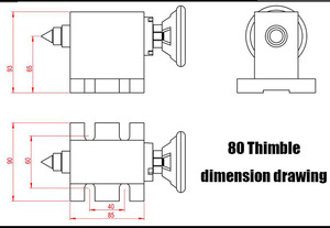 <strong>Cnc</strong> Rotary Table100mm <strong>Cnc</strong> <strong>Router</strong> Machinery <strong>Rotation</strong> 80 a <strong>Axis</strong> Dividing Head for Milling Machine DC Power Provided High-accuracy - Product Image 4