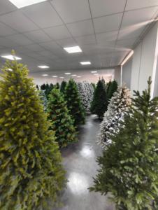 Siêu Sang Trọng Liễu Lá PE Chi Nhánh + Chỉ PVC Đổ Xô Trước Khi thắp Sáng Cây Giáng Sinh Với Trắng Ấm Dẫn - Product Image 4