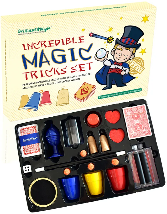 Brilliantmagic Nieuwe Stijl Kids Magic Set Box Met 15 Geweldige Magische Rekwisieten