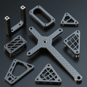 Sợi Carbon <span class=keywords><strong>CNC</strong></span> nguyên mẫu dịch vụ gia công tùy chỉnh độ chính xác cao các bộ phận xay cho robot công nghiệp thiết bị y tế - Product Image 2