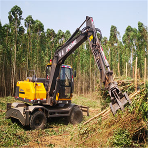 Cargadora de ruedas Excavadora Log Material Loader para silvicultura y tala - Product Image 4