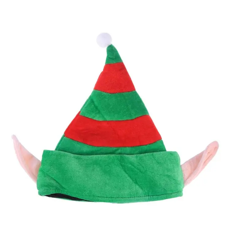 Праздничный костюм, реквизит для вечеринки, креативная Рождественская шляпа эльфа с ушками