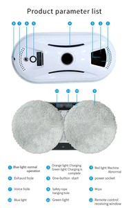 Thông Minh Ướt Và Khô Dual-Mục Đích Hộ Gia Đình Cửa Sổ Kính Làm Sạch Tạo Tác Hoàn Toàn Tự Động Làm Sạch Cửa Sổ <span class=keywords><strong>Robot</strong></span> 24H Vận Chuyển - Product Image 5