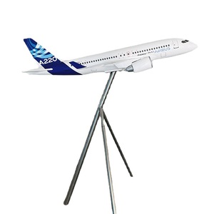 GuangDong Factory Directly Sell Custom Large Size Resin 120cm <strong>Airbus</strong> A220 1 30 Scale Aircraft Model for Business Promotion - Product Image 2