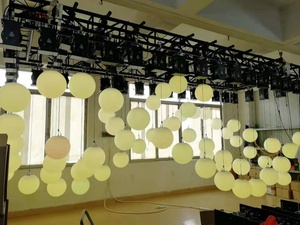 1M-15M高さRGB LEDリフティングボールDMX512制御ウィンチと運動システム鉄ボディマトリックスライトタイプ - Product Image 4