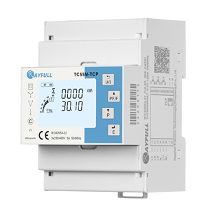 Rayfull-Medidor de energía de Puerto Ethernet Modbus RS485, 3 fases, 1A, 5A, CT, entrada multiparámetros, Puerto TCP/IP, RS485 - Product Image 4