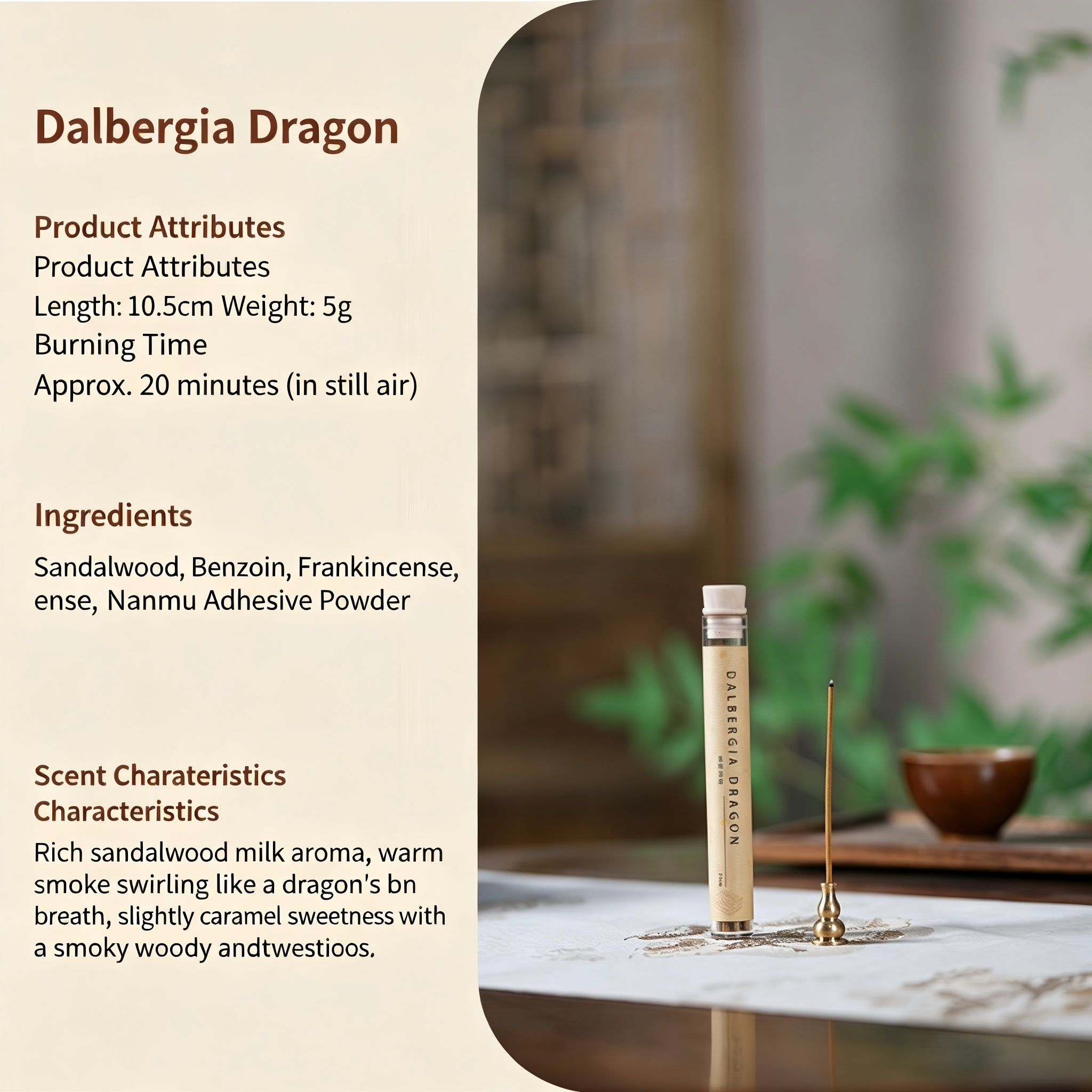 Dragón Dalbergia 5g