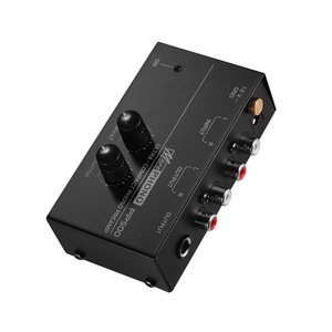 Preamplificador de preamplificador de fono ultracompacto con controles de nivel y volumen Entrada y salida RCA 1/4 - Product Image 4