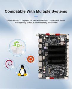 Anpassbare Android Motherboard USB 3 LAN Gbit Board SATA HDD-Schnitts telle Neuer DDR4-Speicher für Digital Signage Server-Anwendung - Product Image 4