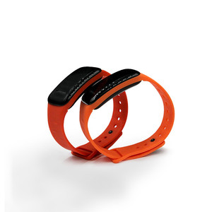 UUID Programmable Wearable Beacon iBeacon WristBand with LED and vibration
