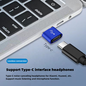 高速配信タイプCアダプタータイプC-USB 2.0 OTGケーブル充電データ転送サポート携帯電話AC出力アダプターコネクタ - Product Image 2