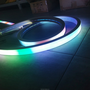 Chasing Dmx512 Rgb <strong>Led</strong> Neon Light bar Soft Silicon Tubing 50mm Wide <strong>Led</strong> <strong>Digital</strong> Strip Tape Lightings for Landscape - Product Image 3