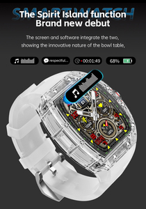 2024 WS-6 1.86 pollici schermo esagonale non induttivo encoder denti blu chiamata NFC spirito isola funzione orologio intelligente - Product Image 4