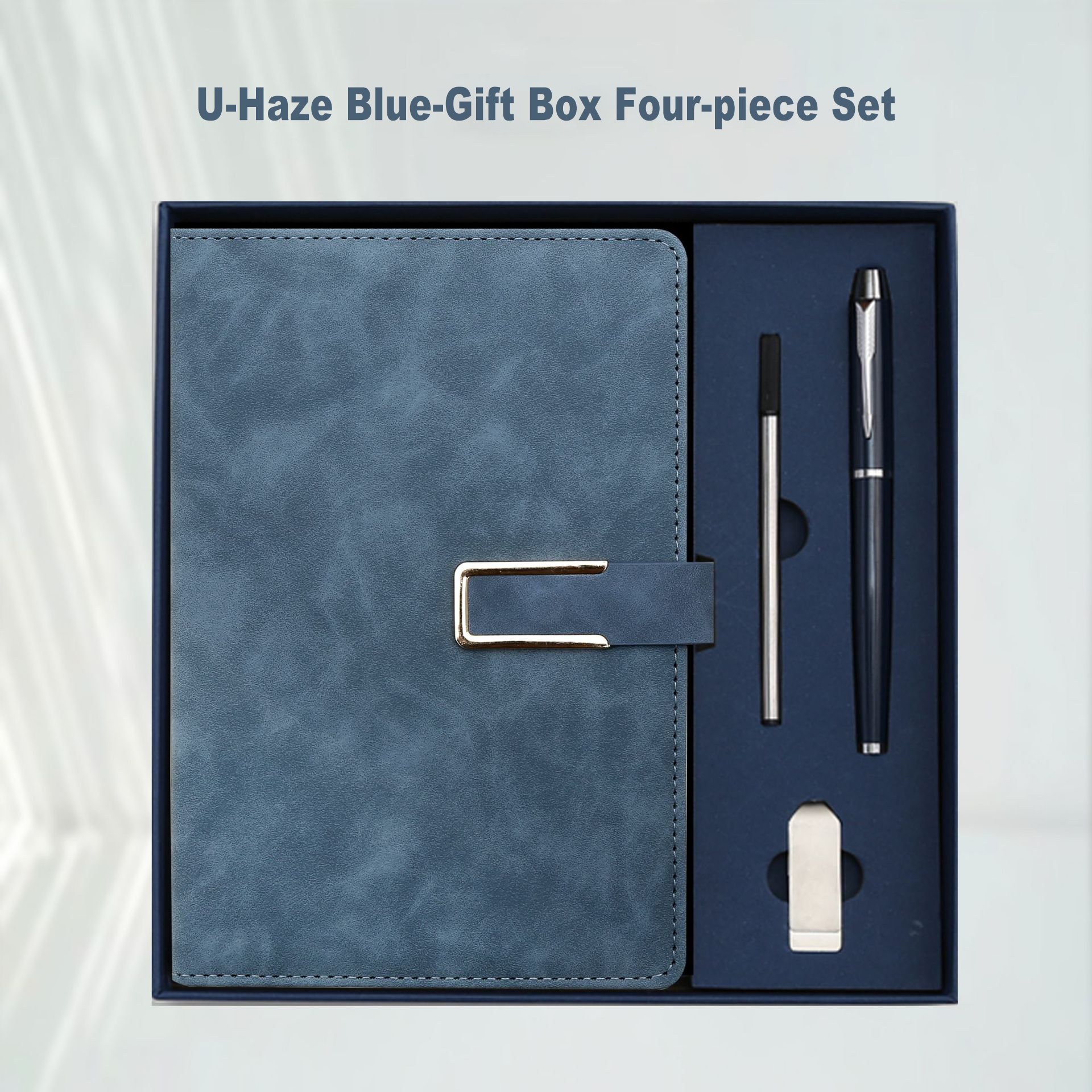 colorful Haze Blue-Four piece set