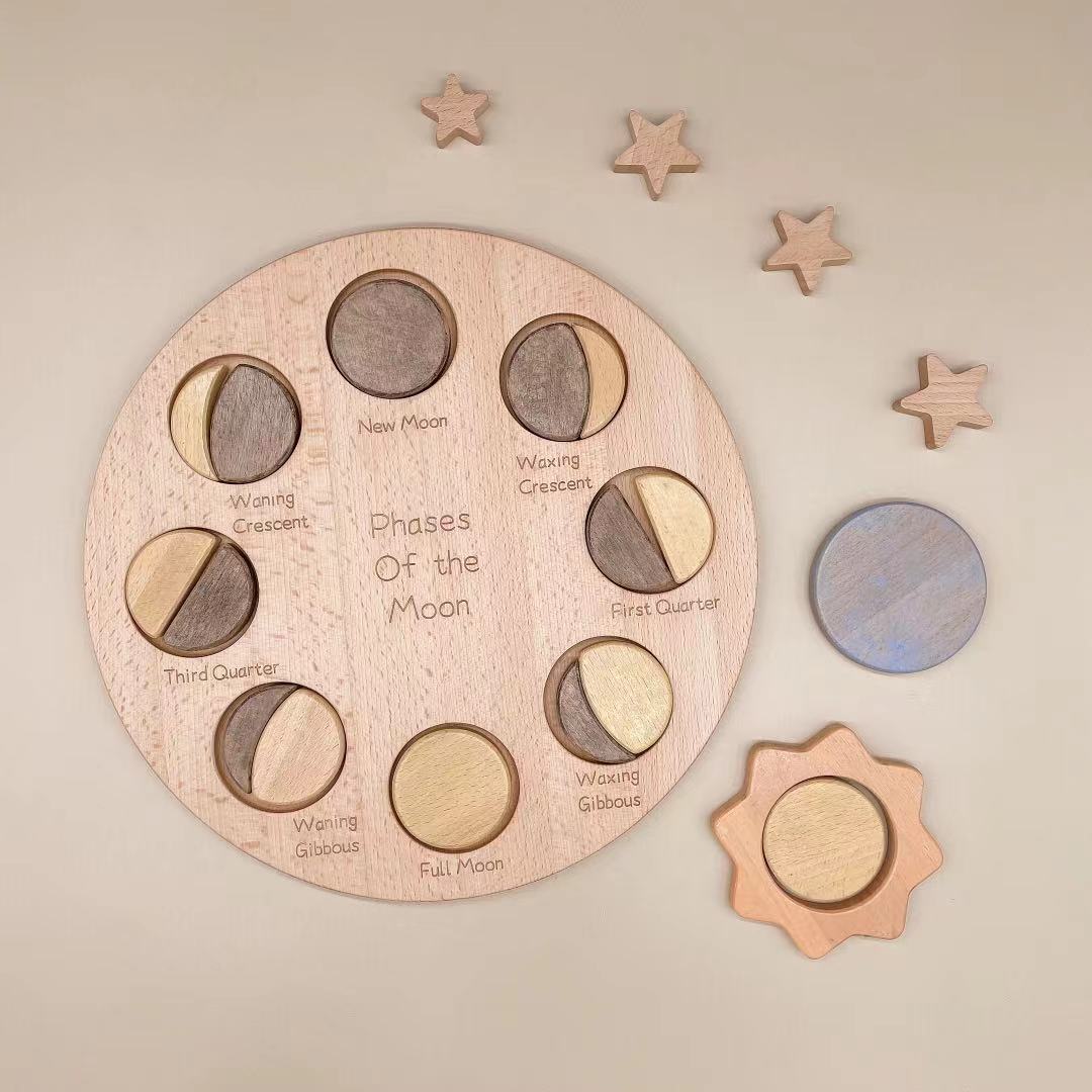 Montessori Moon phase disk