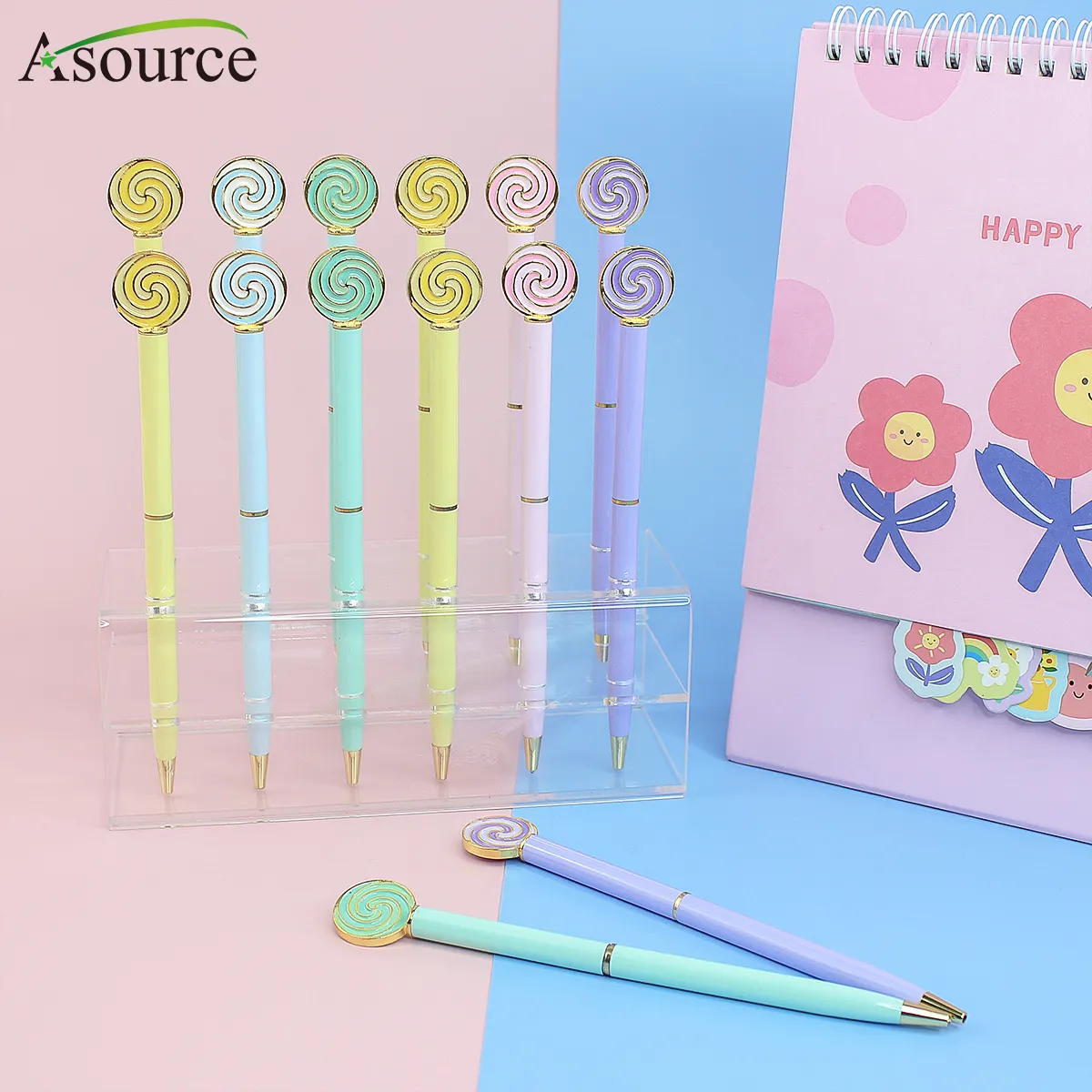 New Arrival Novelty Gift Pen Cute Pen with Lollipop Topper