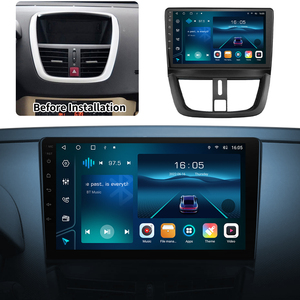 Krando 9 Inch Android Autoradio for Peugeot <strong>207</strong> 2006-2015 Car Navigation Android Car Radio Built-in Wireless CarPlay 4G DSP - Product Image 2