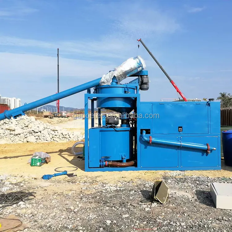 25-30m3/h Hydraulic fully automatic lightweight porous lime sand brick foam concrete mixing plant for backfilling
