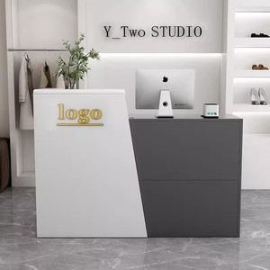 现代收银机小店商业服装宠物店酒吧接待柜台零售收银台 - Product Image 1