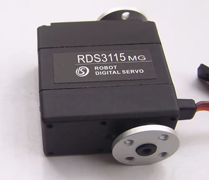 DS SERVO Digitaler Roboterservo 15KG RDS3115 Metallgetriebe Arduino Roboter-Servo mit langem und kurzem geradem U-Halterung Hobbyspielzeug