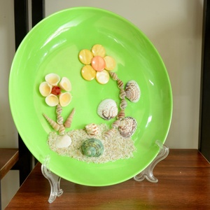 ชุดวาดภาพเปลือกหอยสังข์ธรรมชาติแบบ DIY,ชุดคิตสำหรับวาดภาพเปลือกหอยแบบปริศนาสุดสร้างสรรค์สำหรับวาดภาพโรงเรียนอนุบาล - Product Image 3