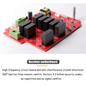 Rifornimento diretto della fabbrica Q808 12V 8 pulsanti telecomando senza fili industriale a prova di esplosione a singola e doppia velocità - Product Image 3
