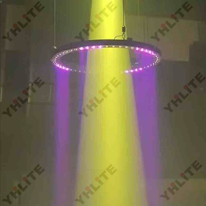 แสงไฟบาร์บาร์ผับ LED วงกลมสีเต็มรูปแบบย้อนยุคไฟสำหรับ DJ ดิสโก้ผับไฟ LED เมทริกซ์แสงไฟ DMX512ควบคุมแสงบาร์ - Product Image 5