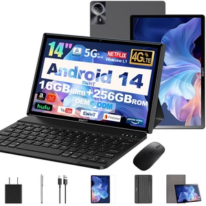New Arrival OEM Tablets 14 Inches Android 10,000 MAh 4G LTE Calling Dual Sim Educational Tablet PC Tableta <strong>Computer</strong> for Business - Product Image 1