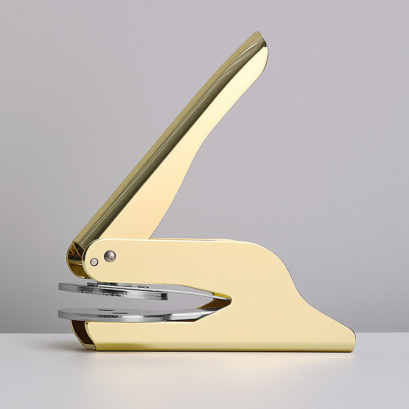 Plain fabric - Gold (frame and clip)